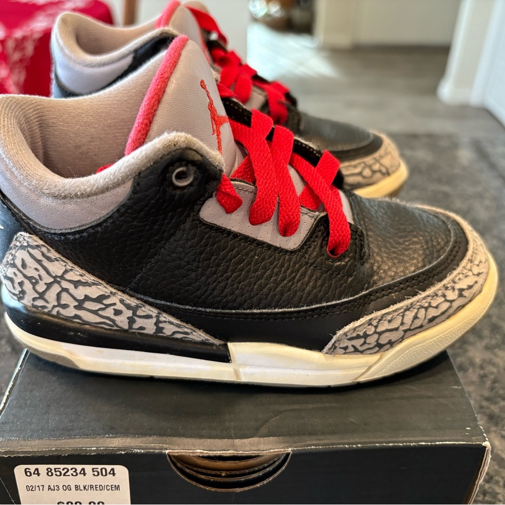 Jordan Black and Red Sneakers Iconic Design